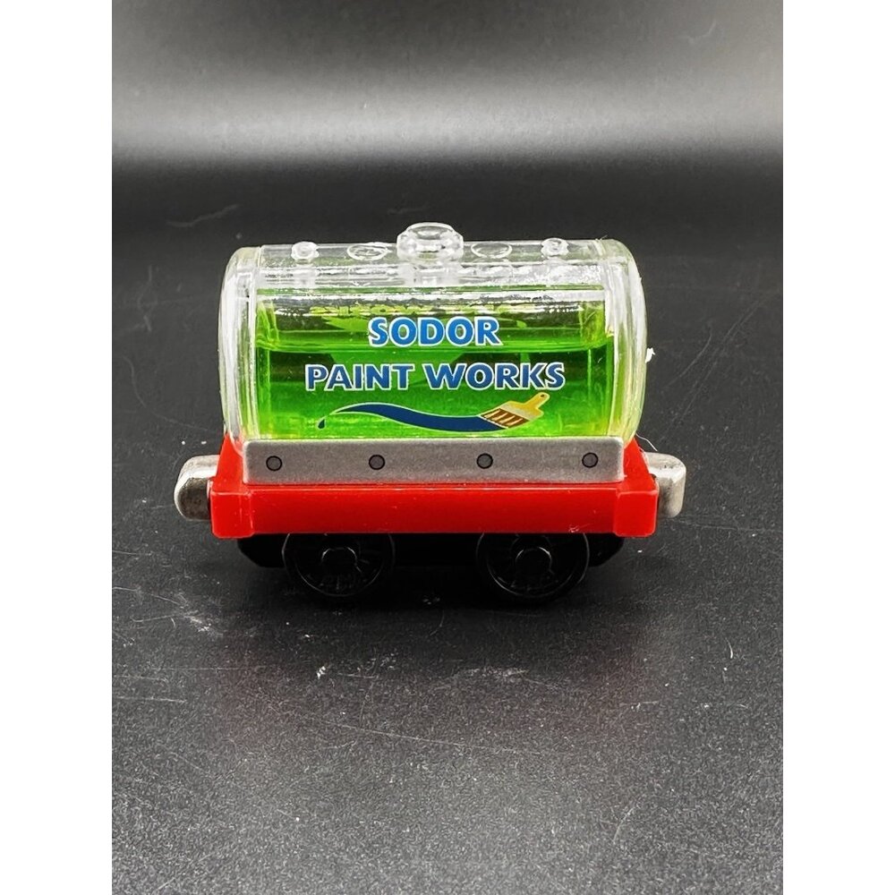 Thomas & Friends Take n Play Along 2004 Vtg Sodor Paint Works Train Shark Car-1!